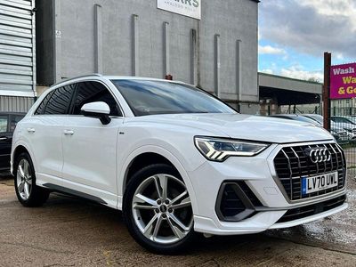 Begagnad Audi Q3 S-Line 150 HK (110 kW) 2020 Vit SUV