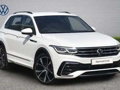 Used VW Tiguan R-line 150 HP (110 kW) 2022 White SUV
