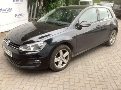 Used VW Golf VII Match 110 HP (80 kW) 2015 Black Hatchback