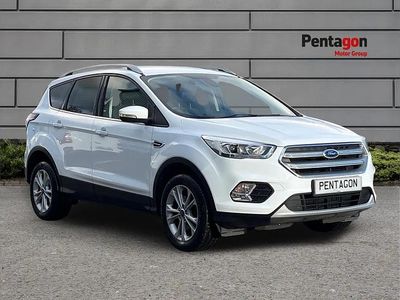 Used Ford Kuga Titanium 147 HP (108 kW) 2018 White SUV
