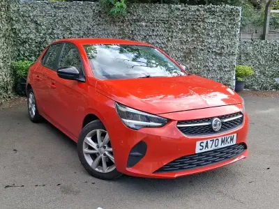 Used Vauxhall Corsa 75 HP (55 kW) 2020 Orange Hatchback