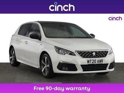 White Used 2020 Peugeot 308 GT-line Hatchback | £10,499 (A bit pricey)