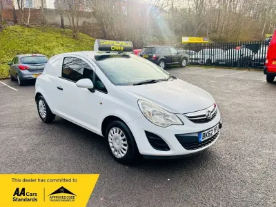 Used Vauxhall Corsa 95 HP (69 kW) 2012 White Van