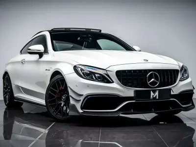 Used Mercedes C63 AMG Premium 2016 White Coupe