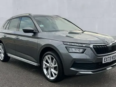 Used Skoda Kamiq SE L Executive 150 HP (110 kW) 2023 Graphite grey metallic SUV