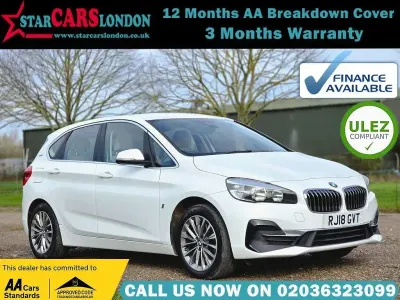 Begagnad BMW 225 Luxury Line 2018 Vit Minibuss