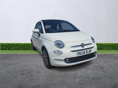 Used Fiat 500 2024 White Cabriolet