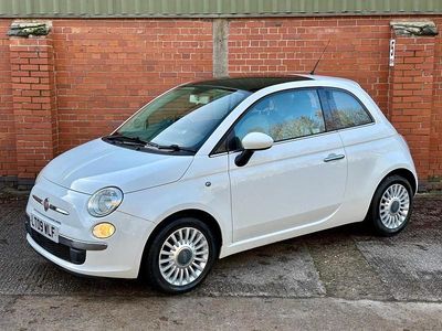 White Used 2009 Fiat 500 Lounge Hatchback | £3,995 (Fair price)