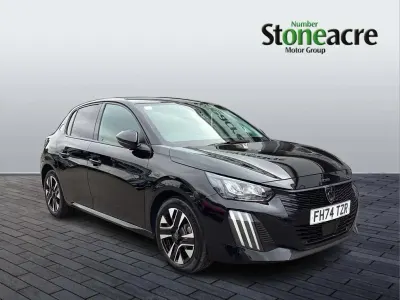 Used Peugeot 208 Allure 101 HP (74 kW) 2025 Black Hatchback