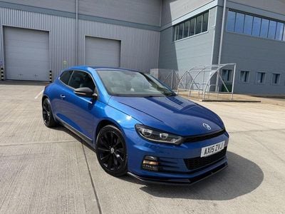 Used VW Scirocco GT 125 HP (91 kW) 2015 Blue Coupe