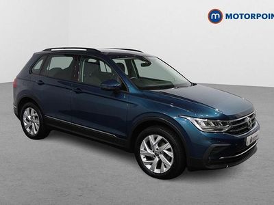 Blue Used 2021 VW Tiguan Life SUV | £16,749 (Fair price)