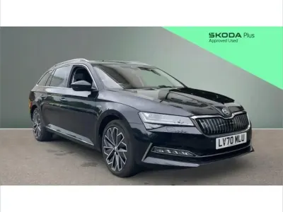 Used Skoda Superb 214 HP (157 kW) 2020 Black Estate