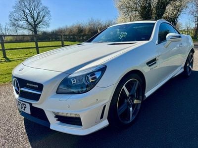 Used Mercedes SLK55 AMG AMG 421 HP (309 kW) 2013 White Cabriolet