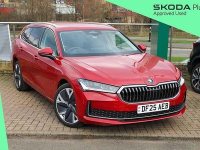 Used Skoda Superb SE L 190 HP (139 kW) 2025 Carmine red metallic Estate