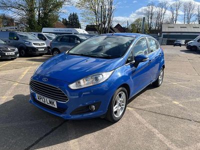 Used Ford Fiesta Zetec 2013 Blue Hatchback
