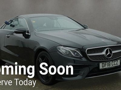 Used Mercedes E220 AMG Line Premium 2018 Black Coupe