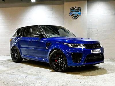 Second-hand Land Rover Range Rover Sport SVR 575 CP (422 kW) 2018 Albastru SUV