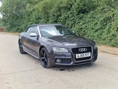 Used Audi A5 Cabriolet S-Line 170 HP (125 kW) 2009 Grey Cabriolet