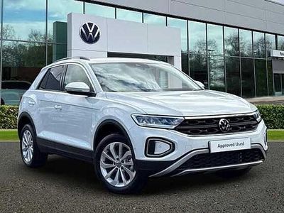 White New 2025 VW T-Roc Match SUV | £24,990 (Fair price)