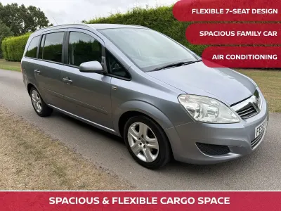 Used Vauxhall Zafira Active 115 HP (84 kW) 2009 Silver MPV
