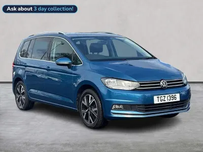 Begagnad VW Touran SEL 150 HK (110 kW) 2020 Blå Minibuss