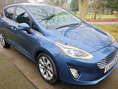 Used Ford Fiesta Titanium 125 HP (91 kW) 2019 Blue Hatchback