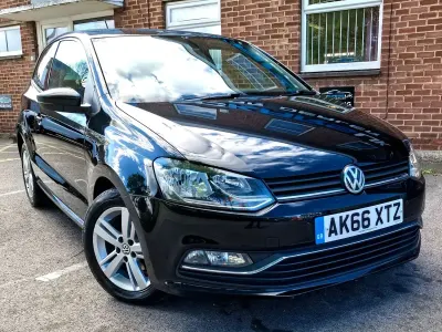 Used VW Polo Edition 90 HP (66 kW) 2017 Black Hatchback