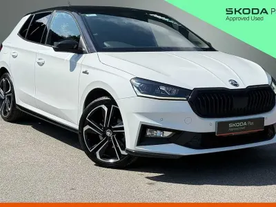Used Skoda Fabia Monte Carlo 110 HP (80 kW) 2025 White Hatchback