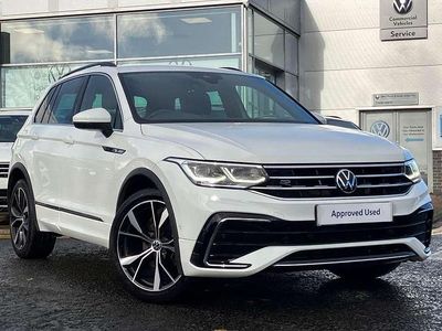 White Used 2023 VW Tiguan R-line SUV | £26,995 (Fair price)