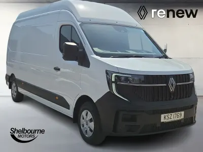 New Renault Master 2026 Solid  mineral white  MPV