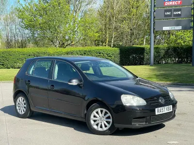 Used VW Golf V Match 105 HP (77 kW) 2007 Black Hatchback