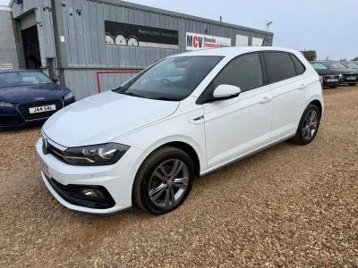 Używany VW Polo R-line 115 KM (84 kW) 2020 Biały Hatchback