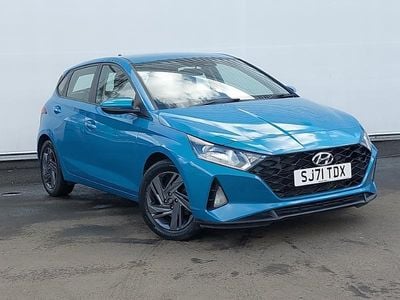 Used Hyundai i20 SE 100 HP (73 kW) 2021 Blue Hatchback