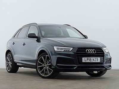 Green Used 2018 Audi Q3 Black Edition SUV | £17,298 (Fair price)