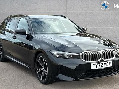 Black sapphire Used 2022 BMW 320 M Sport Estate | £28,344 (A bit pricey)