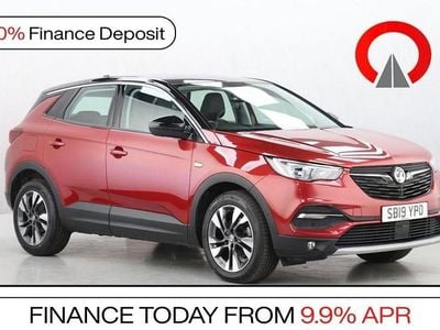 Used Vauxhall Grandland X Sport 130 HP (95 kW) 2019 Red SUV