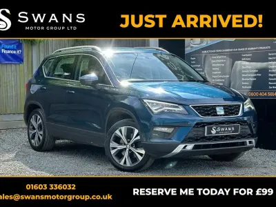 Used Seat Ateca Ecomotive 115 HP (84 kW) 2018 Blue SUV