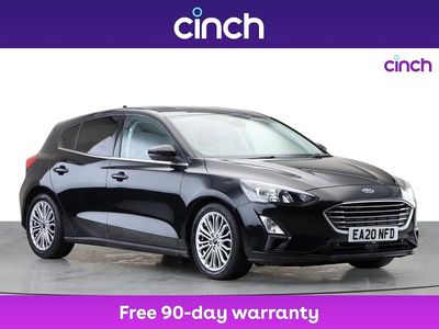 Black Used 2020 Ford Focus Titanium X Hatchback | £12,349 (Fair price)