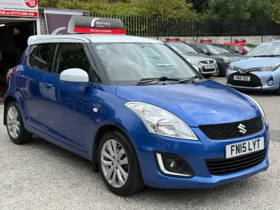 Used Suzuki Swift SZ-L 2015 Blue/white Hatchback