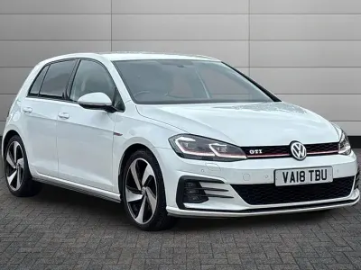 Used VW Golf VII GTI 230 HP (169 kW) 2018 White Hatchback