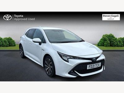 White Used 2021 Toyota Corolla Design Hatchback | £20,609 (Expensive)