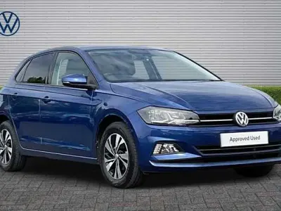 Used VW Polo Match 95 HP (69 kW) 2020 Blue Hatchback