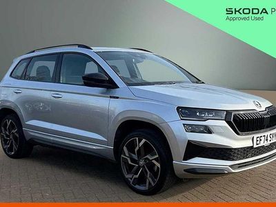 Używany Skoda Karoq SportLine 150 KM (110 kW) 2024 Srebrny SUV