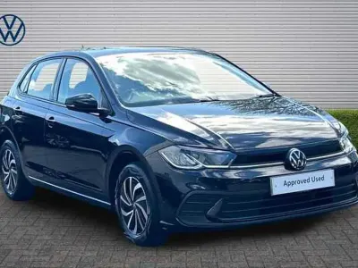 Used VW Polo Life 95 HP (69 kW) 2022 Black Hatchback