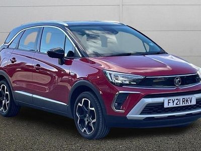Used Vauxhall Crossland Ultimate 131 HP (96 kW) 2021 Red SUV