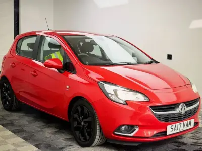 Usado Vauxhall Corsa SRi 75 CV (55 kW) 2017 Rojo Utilitario