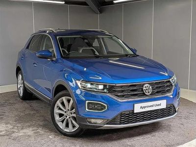 Used VW T-Roc SEL 150 HP (110 kW) 2020 Blue SUV
