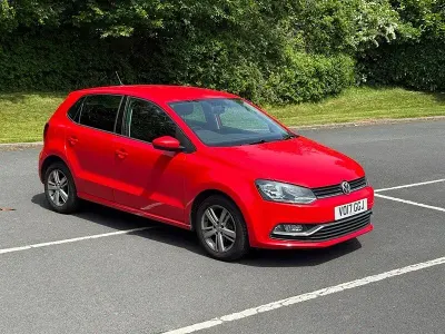 Used VW Polo Match 2017 Red Hatchback