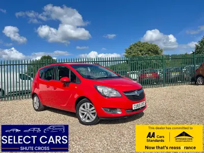 Used Vauxhall Meriva 100 HP (73 kW) 2015 Red MPV