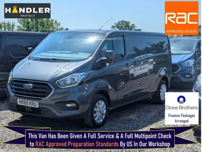 Used Ford Transit Custom Limited 170 HP (125 kW) 2019 Grey Van